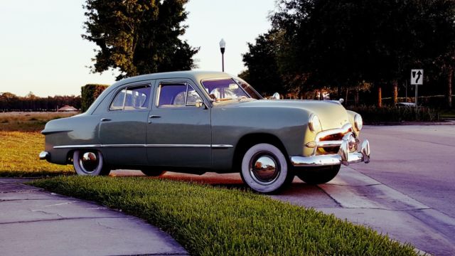 1949 Green Ford Deluxe Coupe