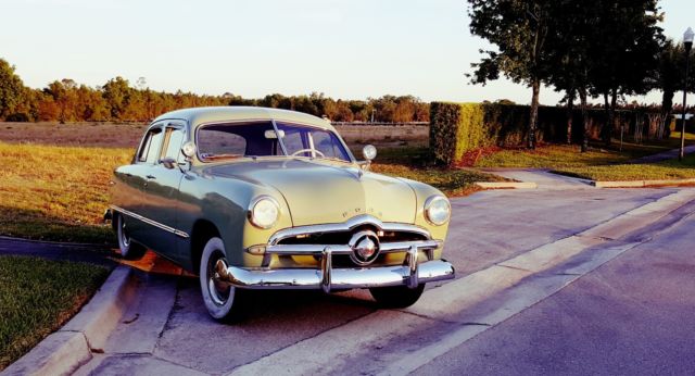 1949 Green Ford Deluxe Coupe