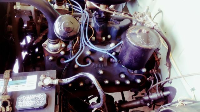 1949 Green Ford Deluxe Coupe