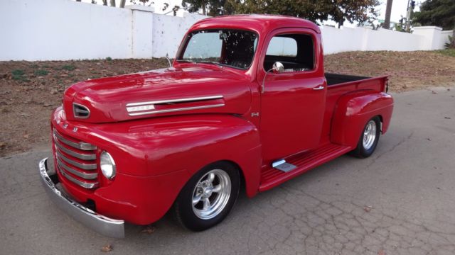 1949 Red Ford Other Pickups Standard Cab Pickup