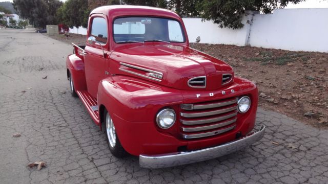 1949 Red Ford Other Pickups Standard Cab Pickup