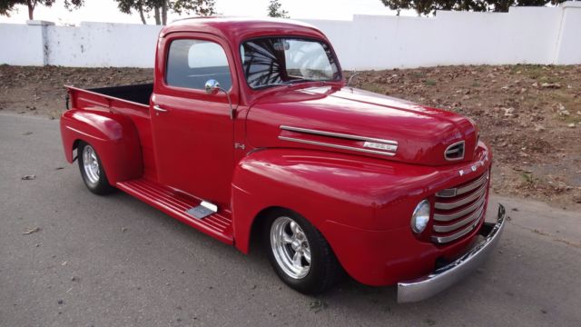 1949 Red Ford Other Pickups Standard Cab Pickup