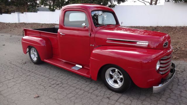 1949 Red Ford Other Pickups Standard Cab Pickup