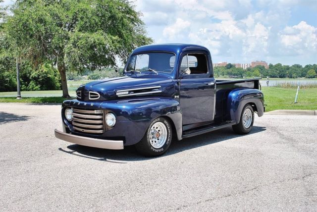1949 Blue Ford F-1 Custom Pickup --