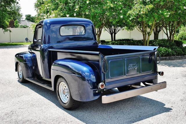 1949 Blue Ford F-1 Custom Pickup --
