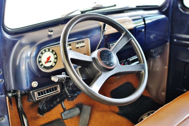 1949 Blue Ford F-1 Custom Pickup --