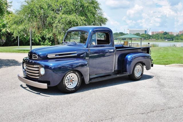 1949 Blue Ford F-1 Custom Pickup --