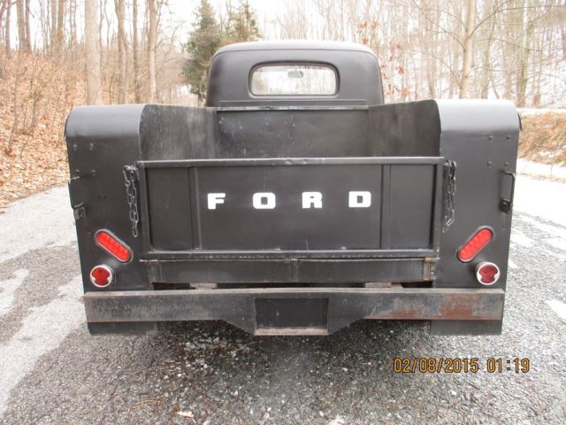 1949 Black Ford F-100 Utility Truck