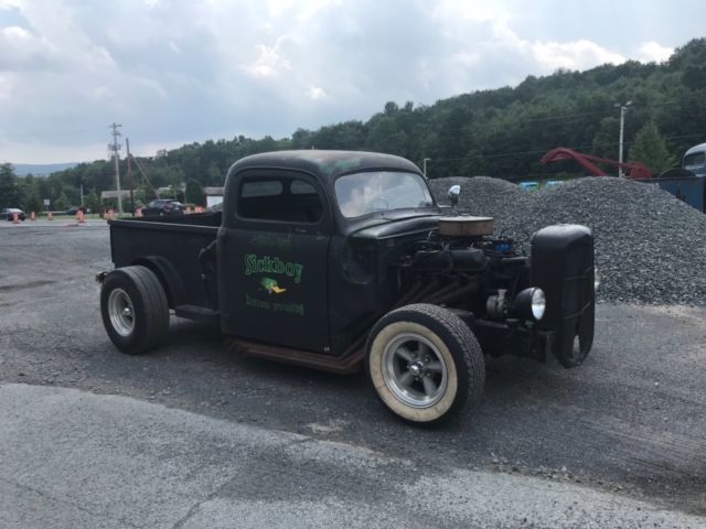 1949 Black Ford F-100 Standard Cab Pickup