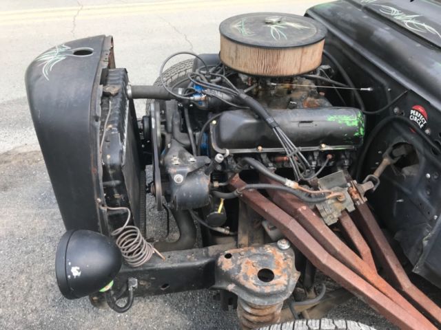 1949 Black Ford F-100 Standard Cab Pickup