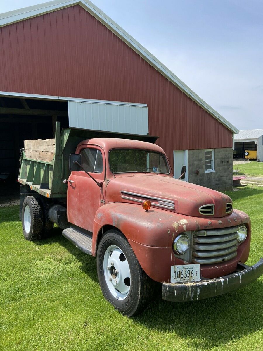 1949 Red Ford F-Series