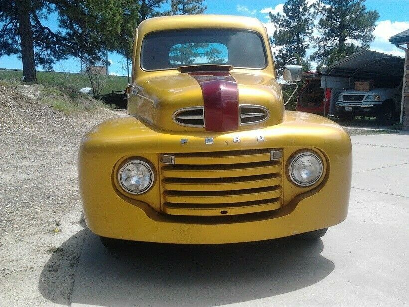 1949 Gold Ford F-100 Standard Cab Pickup