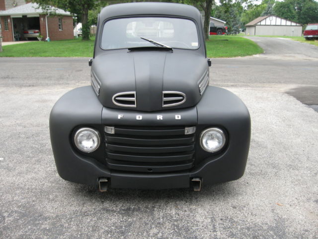 1949 Black Ford F-100 Standard Cab Pickup