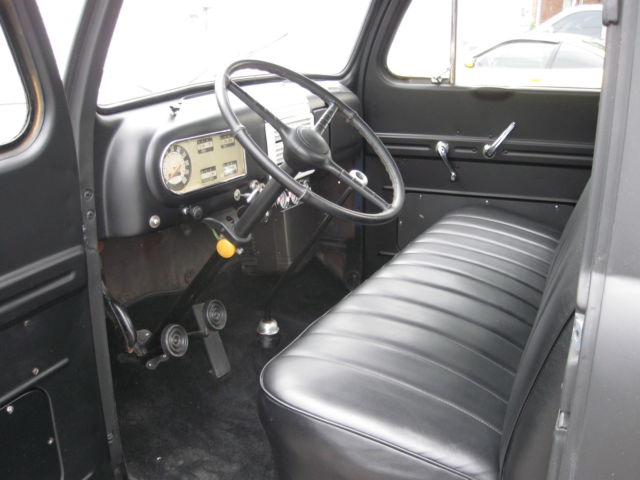 1949 Black Ford F-100 Standard Cab Pickup