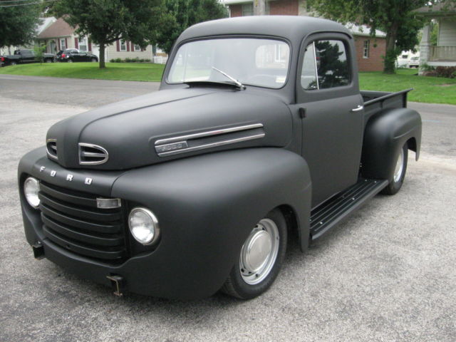 1949 Black Ford F-100 Standard Cab Pickup