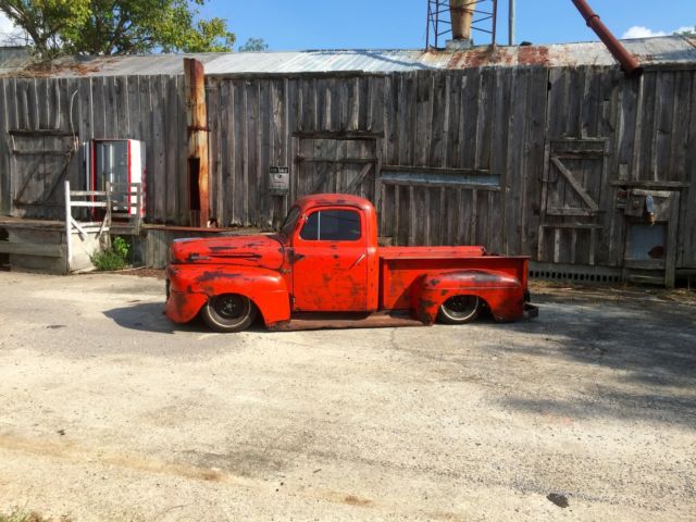 1949 Orange Ford Other Pickups