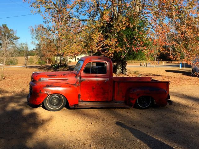 1949 Orange Ford Other Pickups