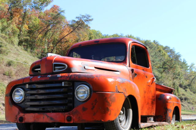 1949 Orange Ford Other Pickups