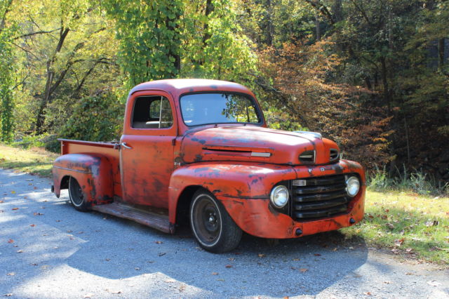 1949 Orange Ford Other Pickups