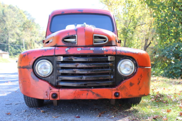 1949 Orange Ford Other Pickups