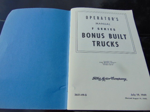 1949 Ford Other Pickups