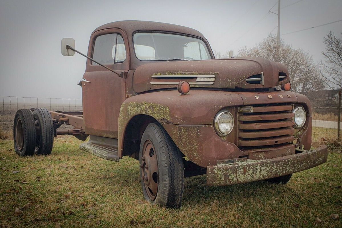 1949 Red Ford Other Pickups Cab & Chassis