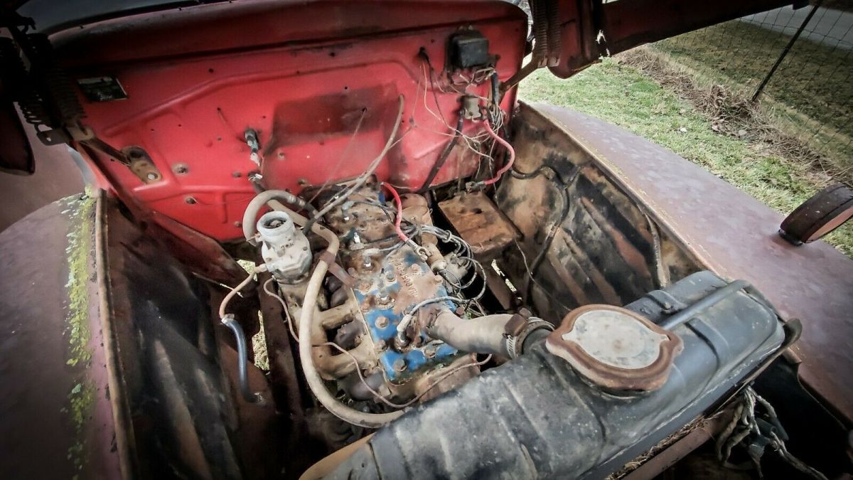 1949 Red Ford Other Pickups Cab & Chassis