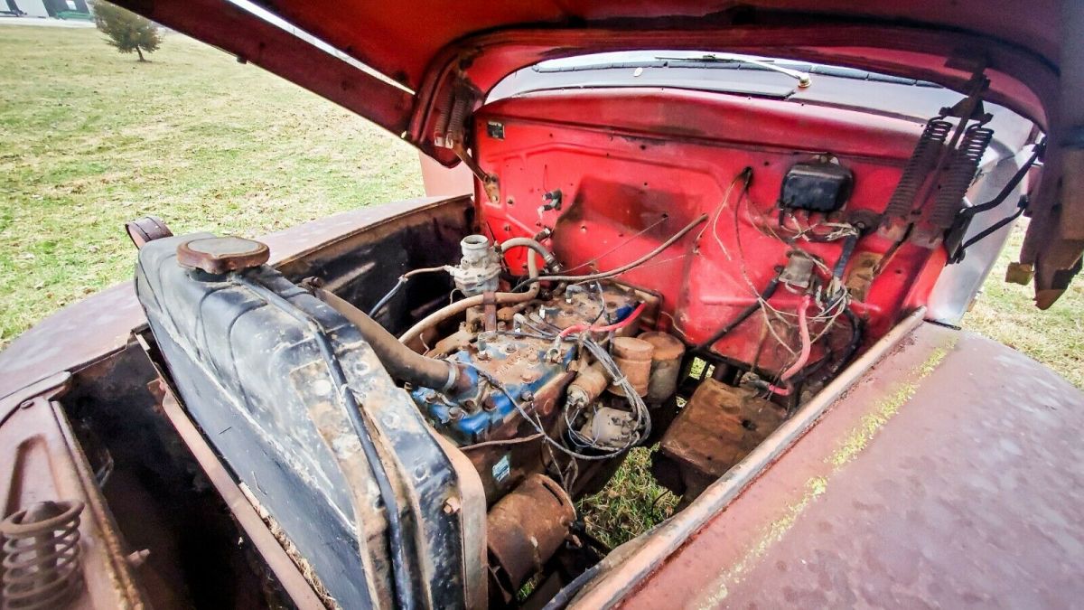 1949 Red Ford Other Pickups Cab & Chassis
