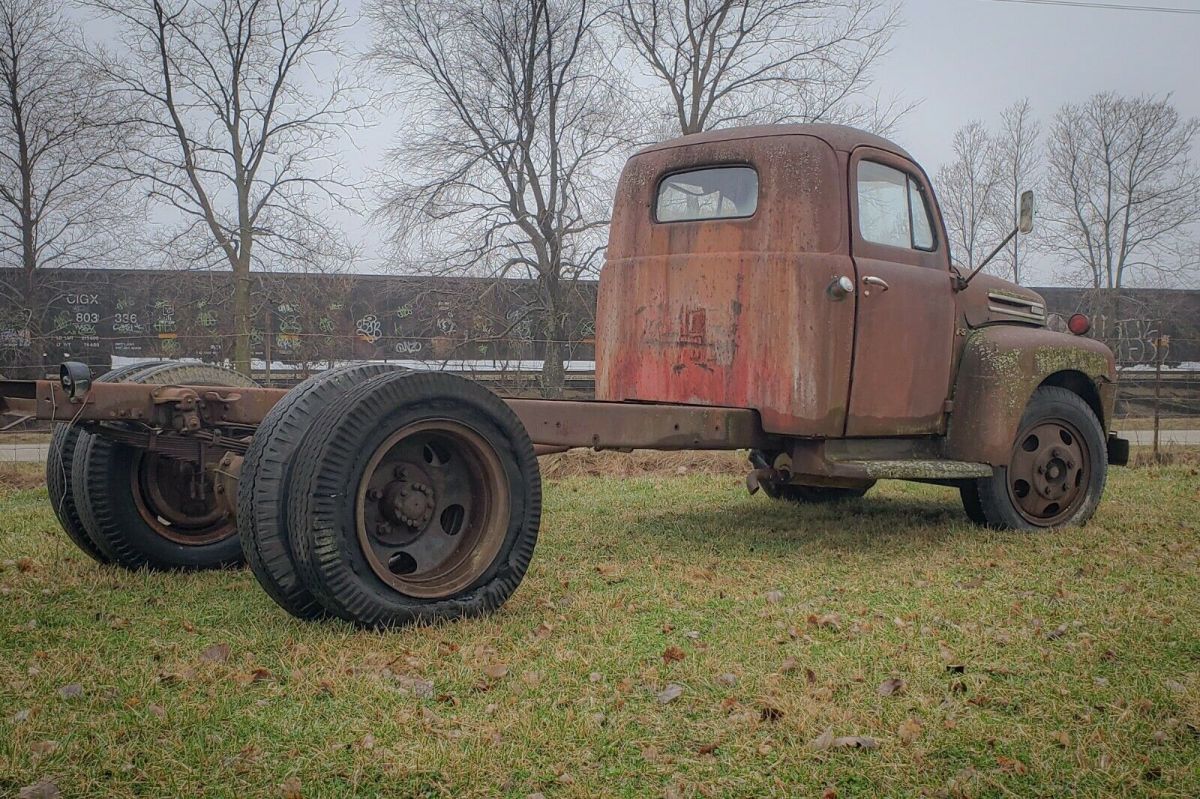 1949 Red Ford Other Pickups Cab & Chassis
