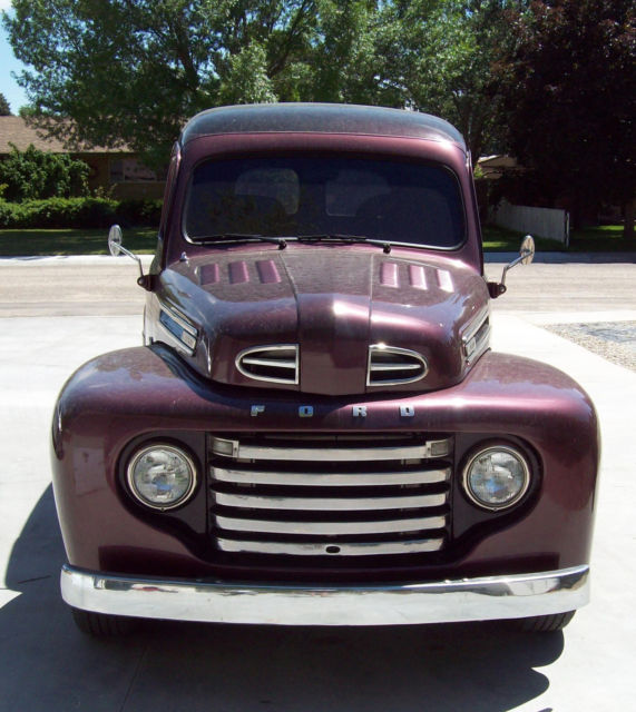 1949 Red Maple with Black Cherry Top Ford Other Panel