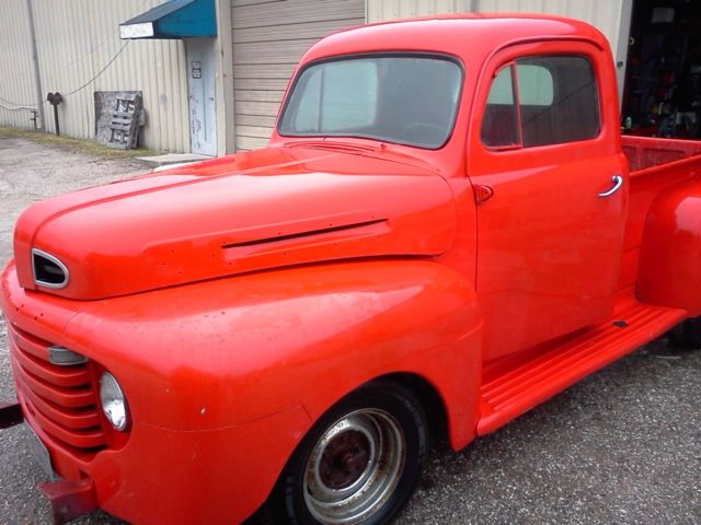 1949 Red Ford Other Pickups step side