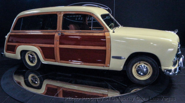 1949 Yellow Ford Woody Coupe