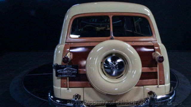 1949 Yellow Ford Woody Coupe