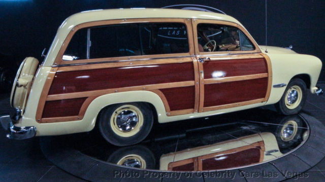 1949 Yellow Ford Woody Coupe