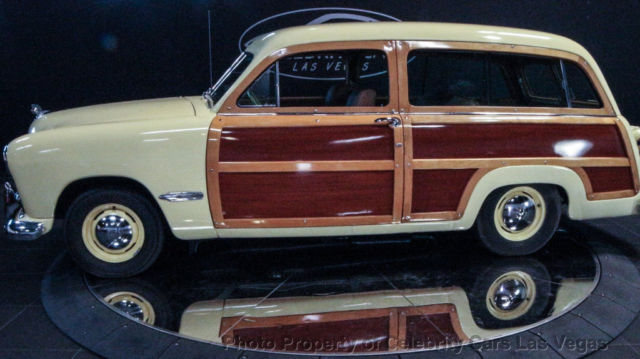1949 Yellow Ford Woody Coupe
