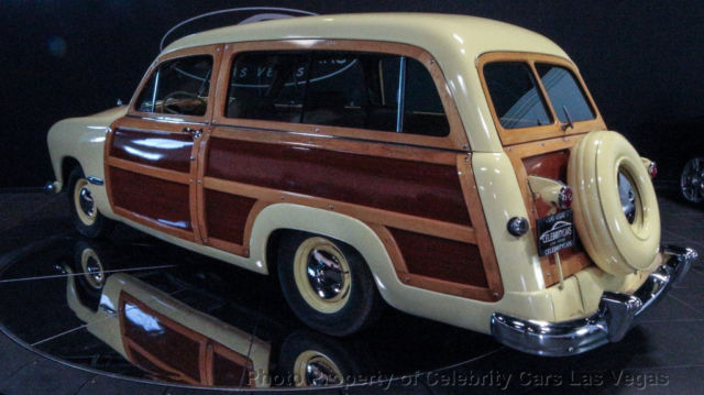 1949 Yellow Ford Woody Coupe
