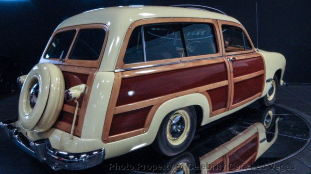 1949 Yellow Ford Woody Coupe