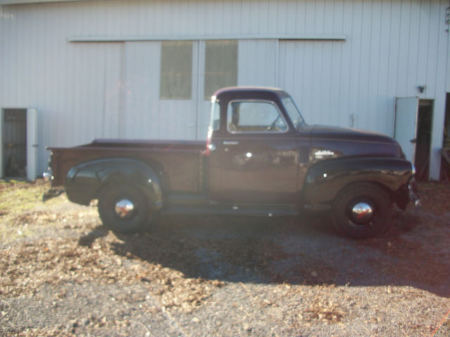 1949 Burgundy/ Black Chevrolet Other Pickups Pickup