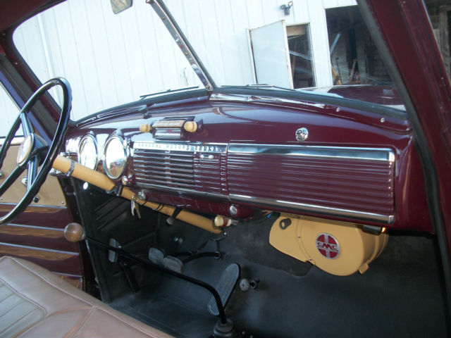 1949 Burgundy/ Black Chevrolet Other Pickups Pickup