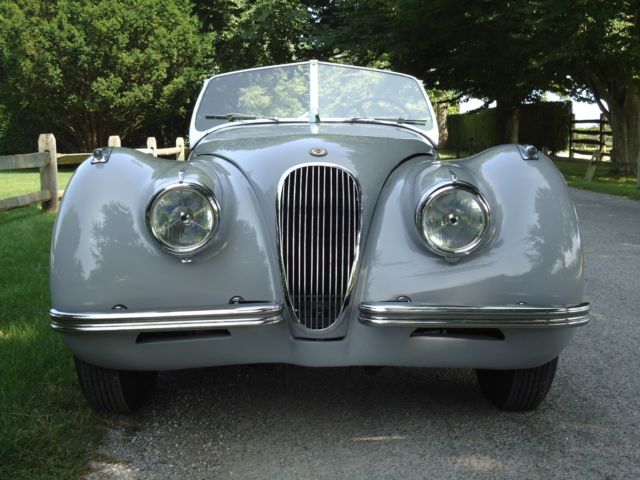 1949 Gray Jaguar XK Convertible