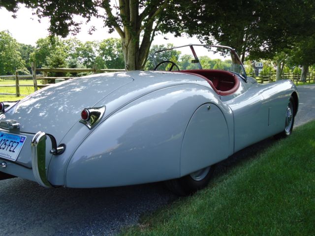 1949 Gray Jaguar XK Convertible