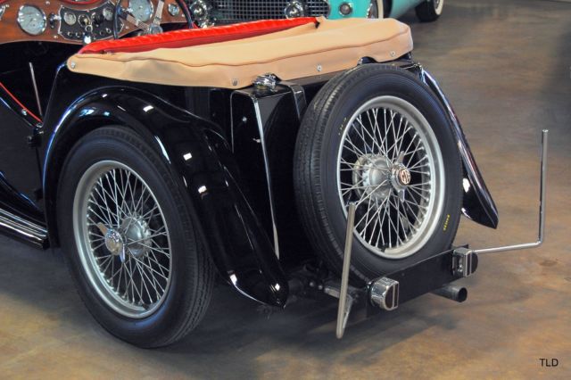 1949 Black MG T-Series Convertible
