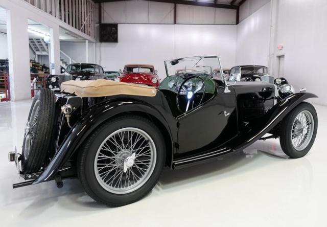 1949 Green MG T-Series Convertible
