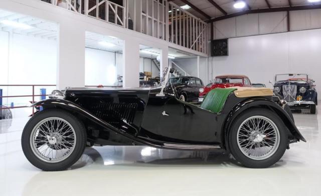 1949 Green MG T-Series Convertible