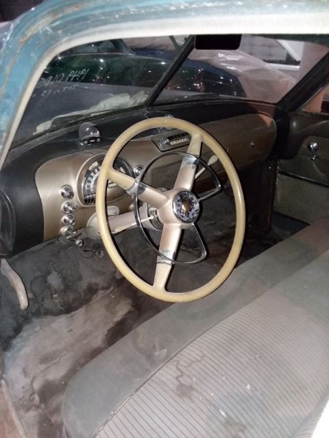 1949 Blue Oldsmobile Ninety-Eight