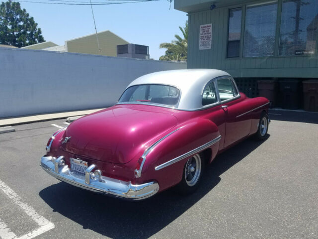 1949 Plum with Silver Top. Oldsmobile Eighty-Eight Coupe