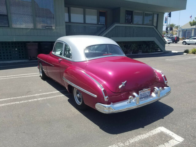 1949 Plum with Silver Top. Oldsmobile Eighty-Eight Coupe