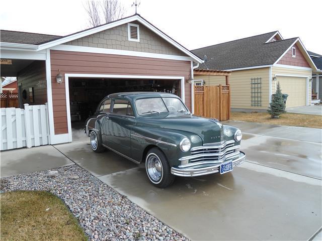 1949 Green Plymouth P-17 Turtleback --
