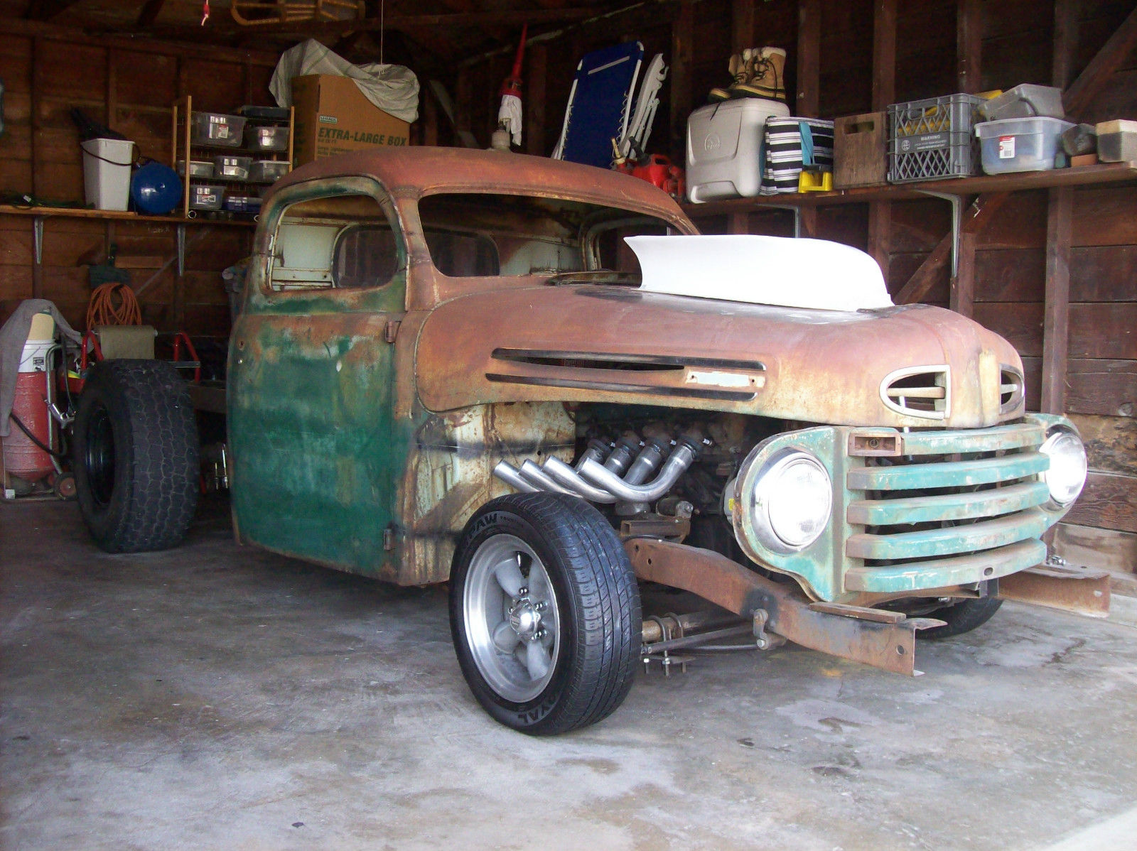 1949 Green Ford F-100