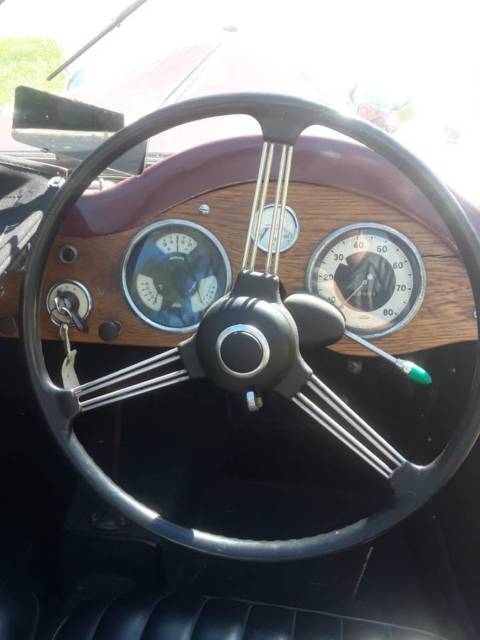 1949 Burgundy MG T-Series Convertible